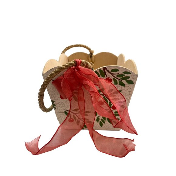 Decorative Reindeer Candle Holder & Sleigh Basket Set - Picture 7 of 11